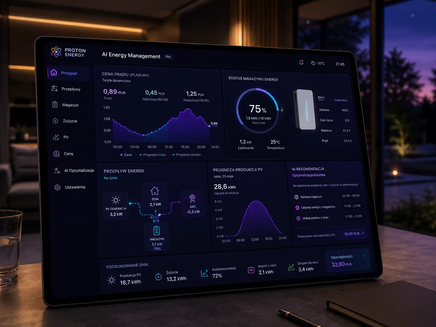 AI Energy Management — Proton Energy